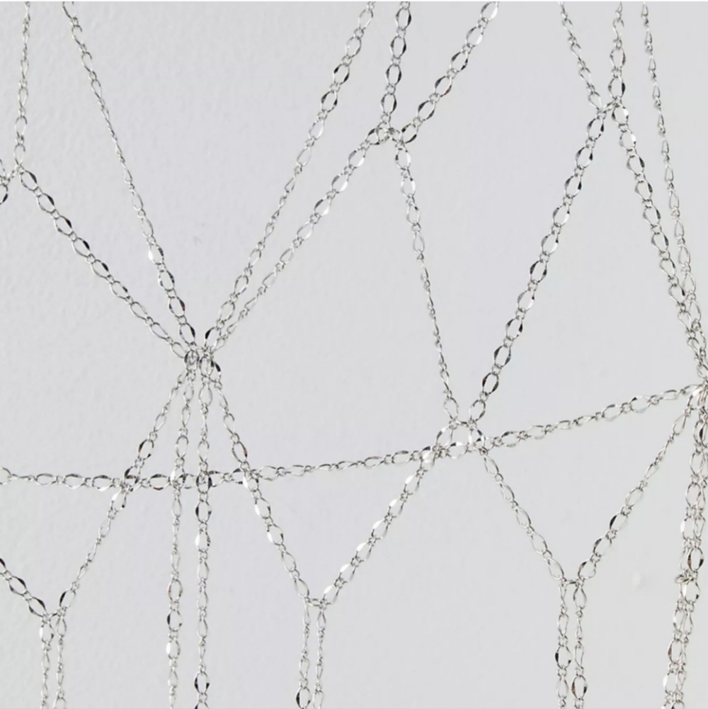 NWT Free People Breakaway Body Chain Silver - Picture 5 of 8